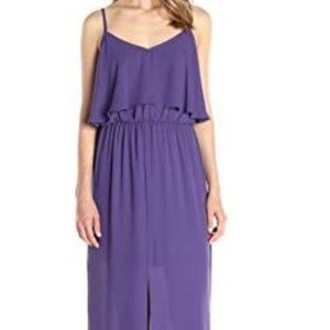 Lark & Ro Sleeveless Tiered Maxi Dress Lavender Purple Size Medium
